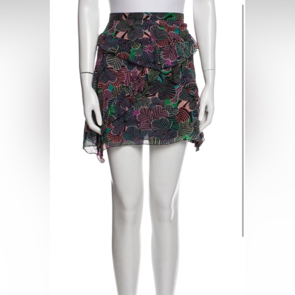 MARC JACOBS SILK RUFFLED MINI SKIRT SIZE 4! - Picture 1 of 7
